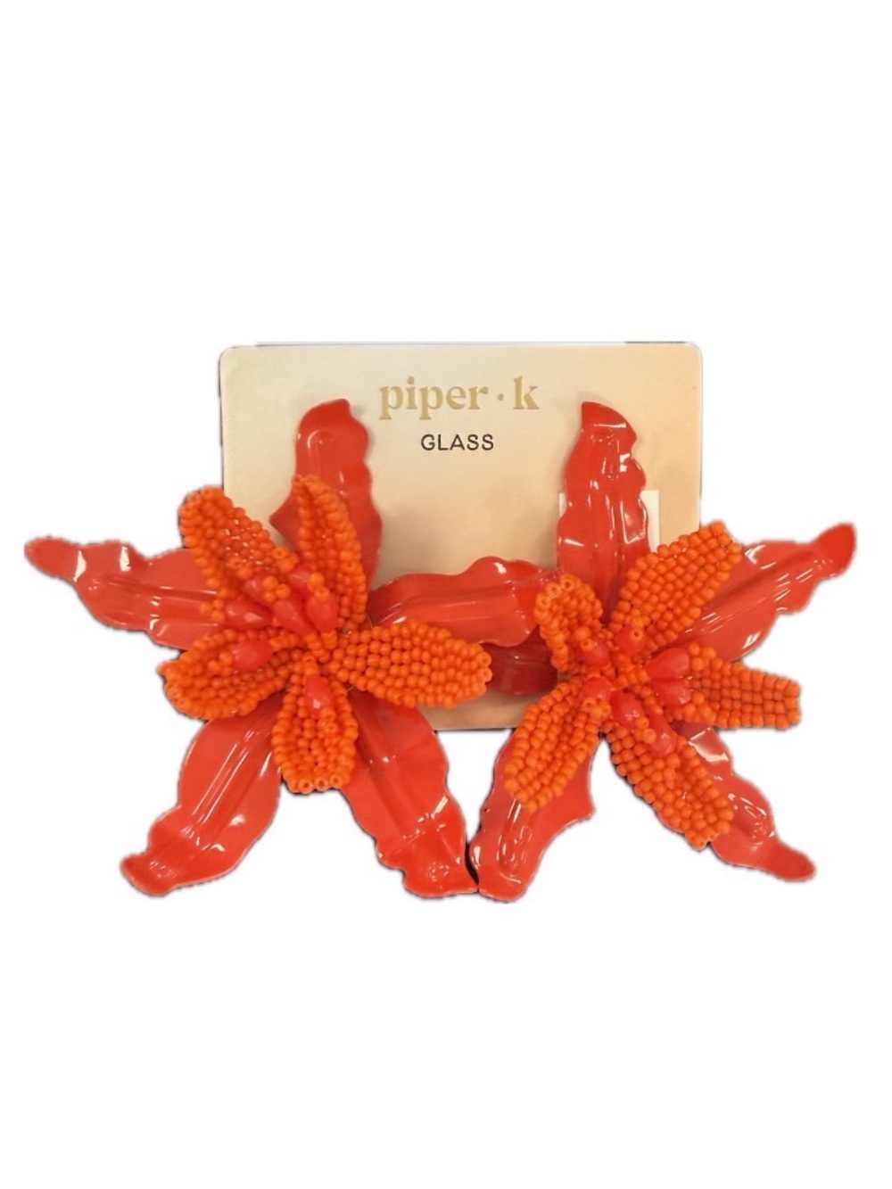 NWT ⚜️🌺⚜️ Piper K Beautiful Floral Stud Earrings